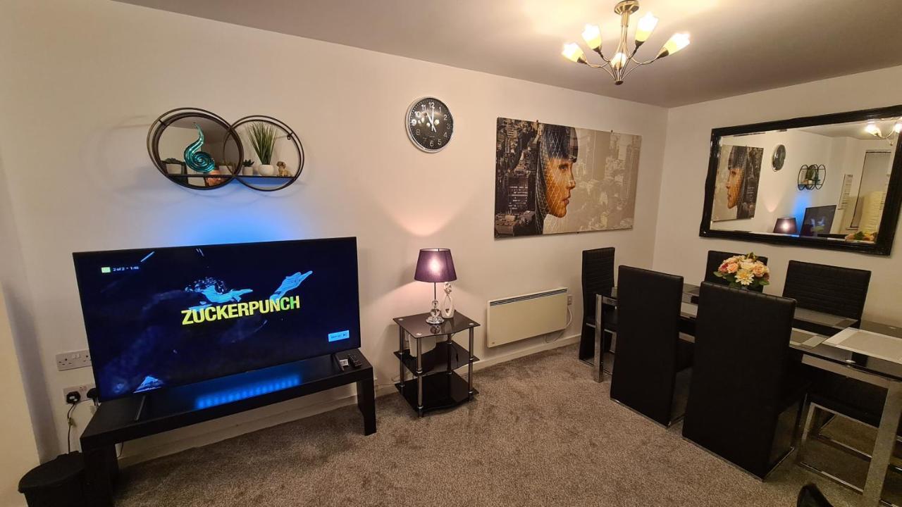 Luxury 2 Bed Apt With Free Wi-Fi & Parking 曼彻斯特 外观 照片