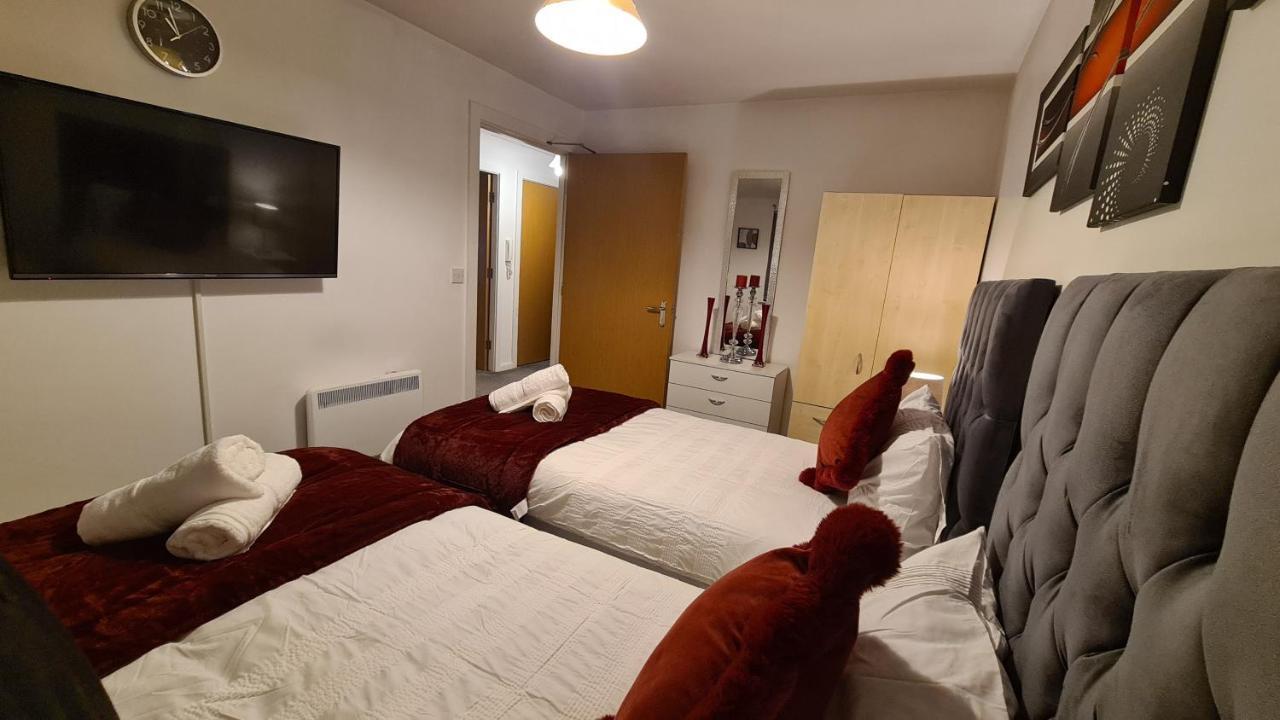 Luxury 2 Bed Apt With Free Wi-Fi & Parking 曼彻斯特 外观 照片