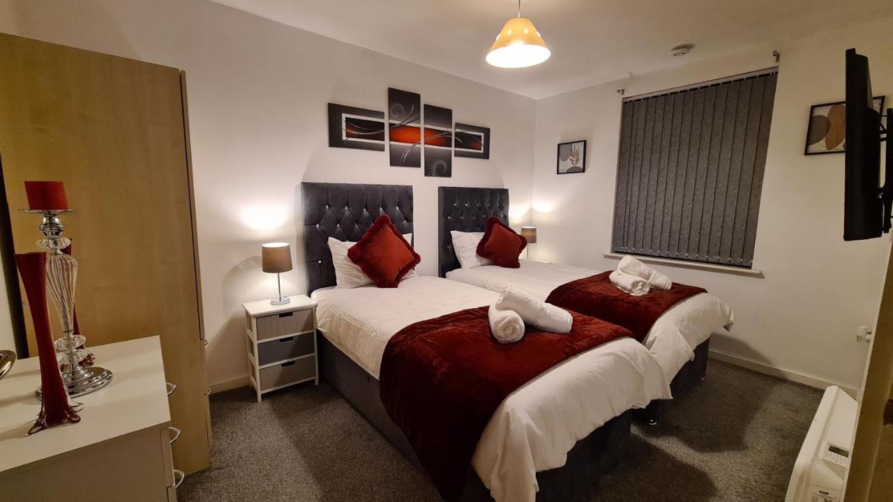 Luxury 2 Bed Apt With Free Wi-Fi & Parking 曼彻斯特 外观 照片