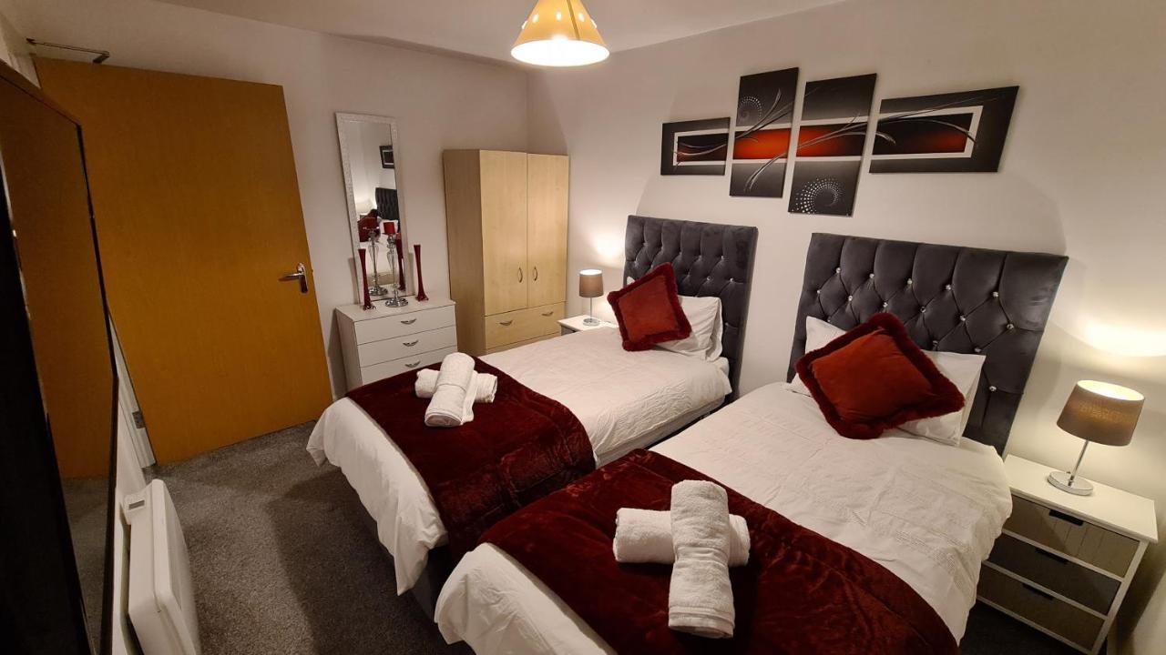 Luxury 2 Bed Apt With Free Wi-Fi & Parking 曼彻斯特 外观 照片